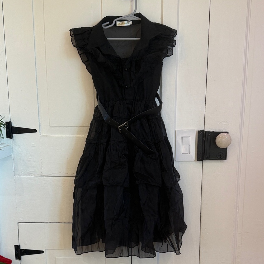 Girls Wednesday costume, fits size 7/8